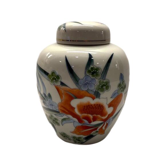 Other - Vintage Takahashi San Francisco Flora Pattern Ginger Jar